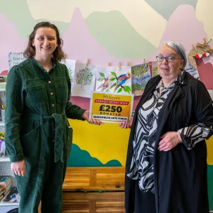 Oakmans £250 donation to Northfield Arts Forum