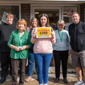 Oakmans £250 donation to Redditch Food Bank